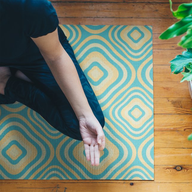 rounded retro yoga mat (Creator Uploaded)