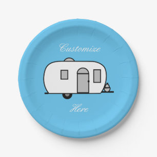 Rounded travel trailer Thunder_Cove Paper Plates