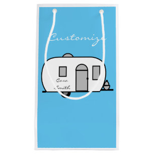 Rounded travel trailer Thunder_Cove Small Gift Bag