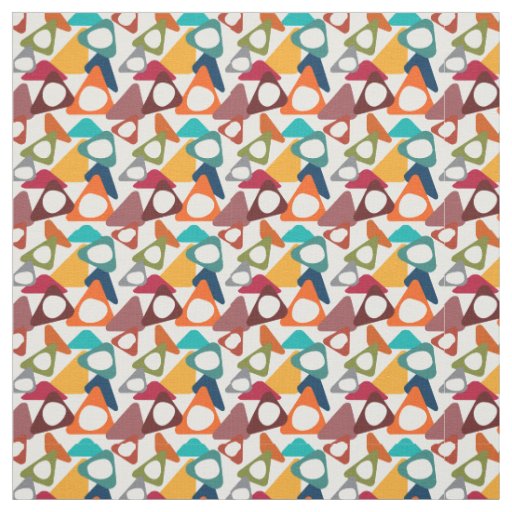Rounded Triangles  Fabric