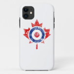 Roundel Canada Curling Hockey Target Grunge Ice Iphone 11 Case at Zazzle