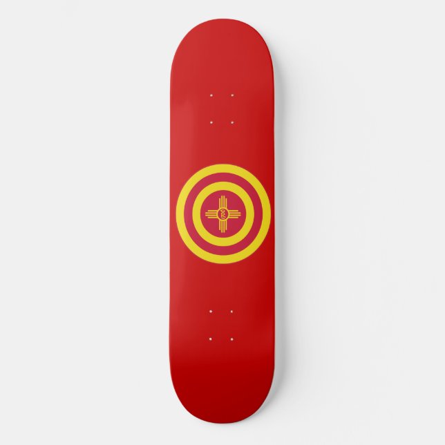 Roundel de Albuquerque Skateboard Deck (Front)