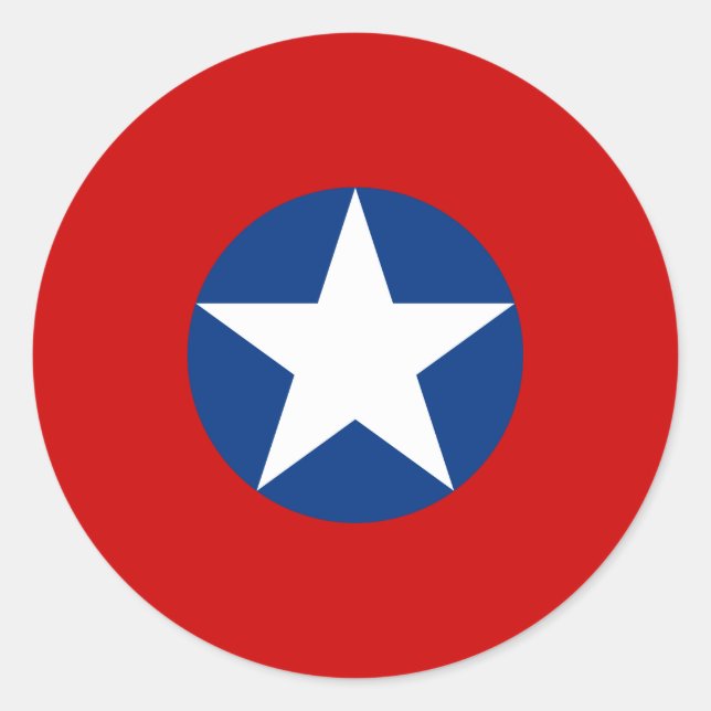 Roundel de Chile Classic Round Sticker (Front)