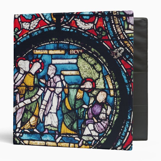 Roundel depicting the Parable of the Fig Tree Binder (Front/Inside)