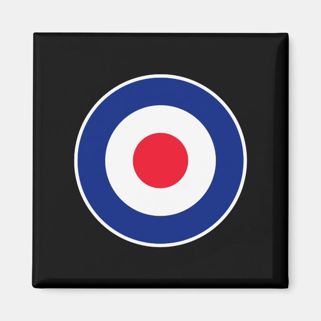 Roundel Graphic on Black Magnet (Front)