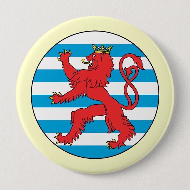 Roundel Luxembourg, Luxembourg Pinback Button (Front)