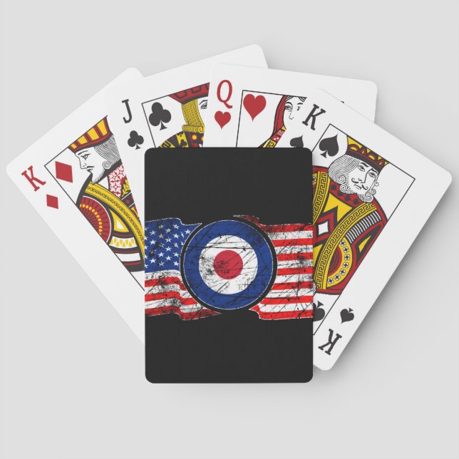 Roundel Mods USA Target Scooter Poker Cards (Back)