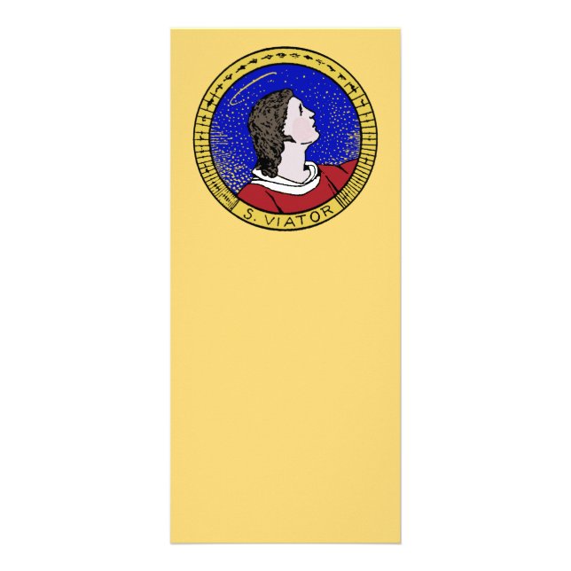Roundel of St Viator of Lyon the Catechist (LD 01) Rack Card (Front)