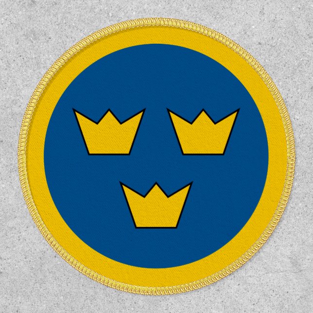 Roundel of Sweden Patch (Front)
