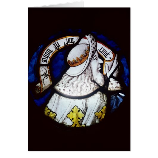 Roundel of the prophet Isaiah Cards (Front)