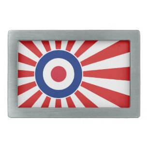 Roundel Target Mods JAPAN Target Scooter Rectangular Belt Buckle