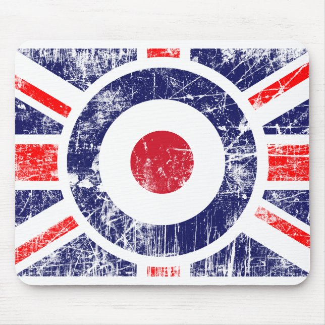 Roundel Target Mods UK Target Union Jack Mouse Pad (Front)