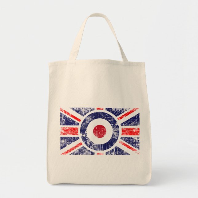 Roundel Target Mods UK Target Union Jack Tote Bag (Front)