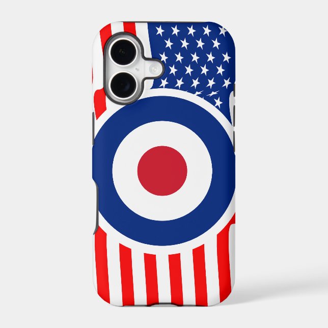 Roundel USA Target Graphic Case-Mate iPhone Case (Back)