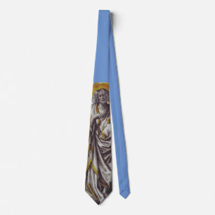 Roundel with Saint John The Baptist Renaissance Neck Tie