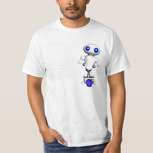 ROUNDER WITH BINARY CODE T-Shirt (Front)