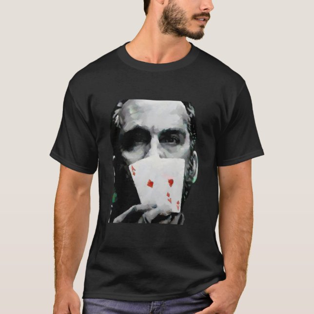 Rounders Movie Classic Movie Poker T-Shirt Pocket  (Front)