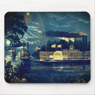 "Rounding a Bend" on the Mississippi: Mouse Pad