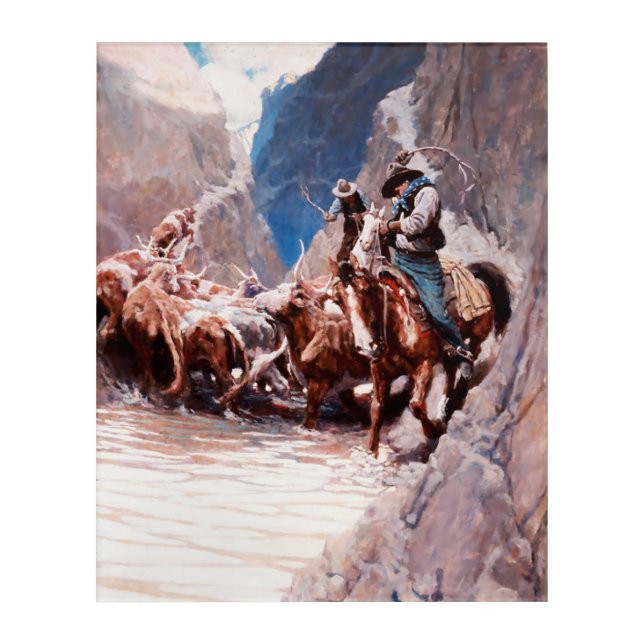 Rounding Up Western Art by NC Wyeth (Front)