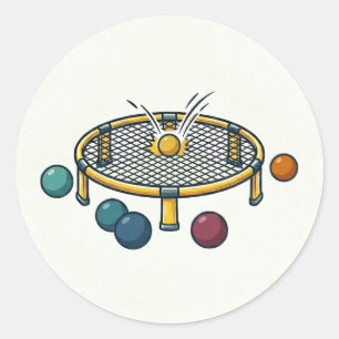 Roundnet Classic Round Sticker