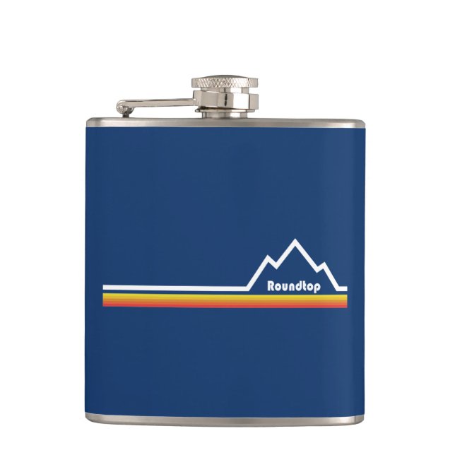 Roundtop Mountain Resort, Pennsylvania Flask (Front)
