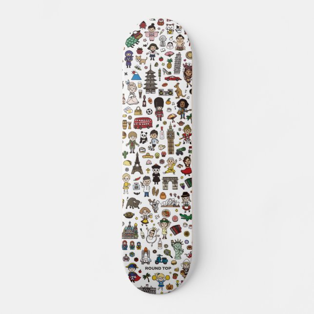 ROUNDTOP SKATEBOARD DECK (Front)
