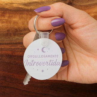 Roundworm "Orglosely introverted" Keychain