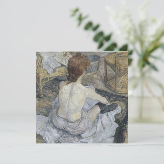 Rousse La Toilette Henri Toulouse-Lautrec Square (Standing Front)