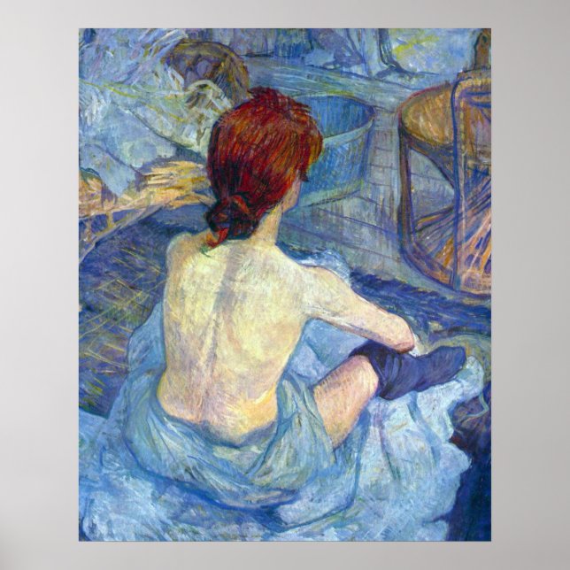 Rousse the Toilet by Toulouse-Lautrec Poster (Front)