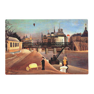 Rousseau - Ile Saint Louis and Notre Dame Placemat