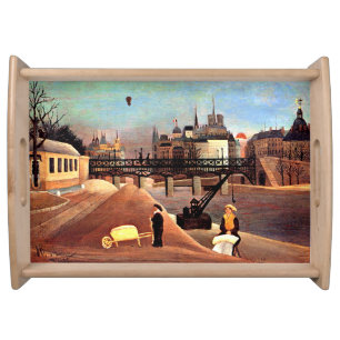 Rousseau - Ile Saint Louis and Notre Dame Serving Tray