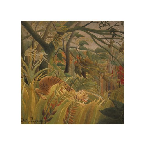 Rousseau Jungle Tropical Tiger Art