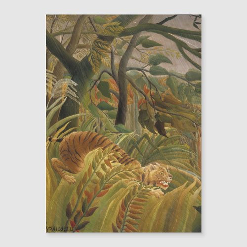 Rousseau Jungle Tropical Tiger Art