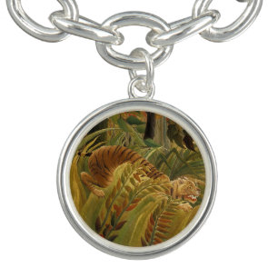 Rousseau Jungle Tropical Tiger Art Bracelet