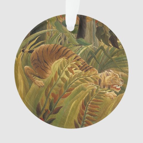 Rousseau Jungle Tropical Tiger Art Ornament