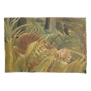 Rousseau Jungle Tropical Tiger Art Pillowcase