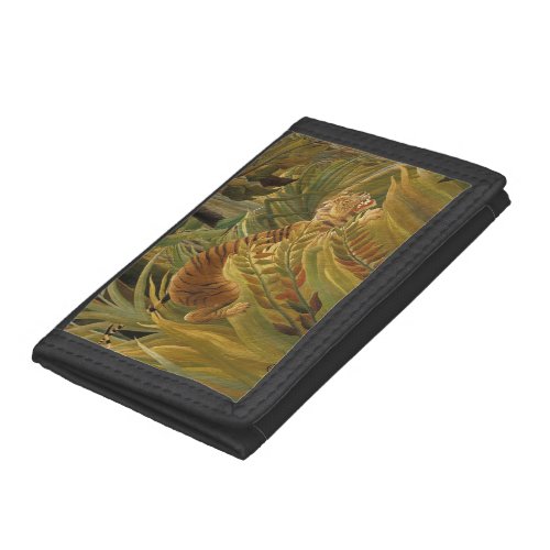 Rousseau Jungle Tropical Tiger Art Trifold Wallet