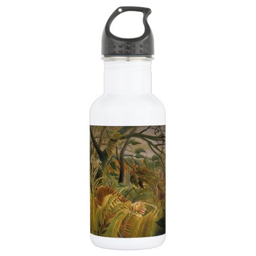 Rousseau Jungle Tropical Tiger Art Water Bottle