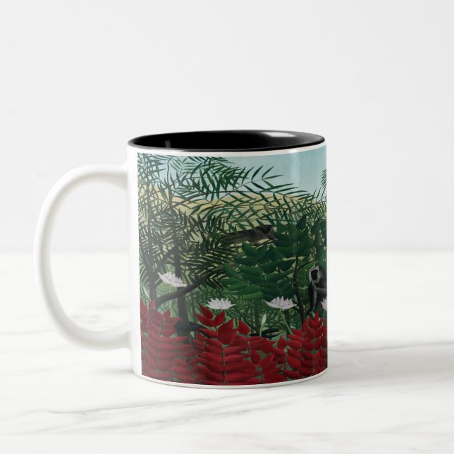 ROUSSEAU painters Two-Tone Coffee Mug (Left)