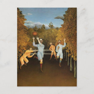 Rousseau’s Football Players postcard