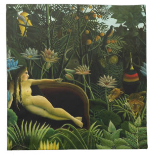 Rousseau’s “The Dream” cloth napkins