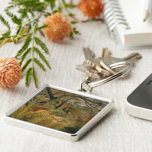 Rousseau’s Tiger key chain (Side)