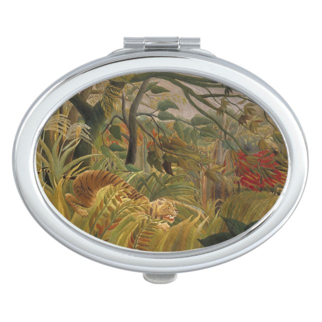 Rousseau’s Tiger pocket mirror (Front)