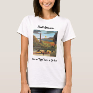 Rousseau Seine and Eiffel-tower in the Sunset T-Shirt