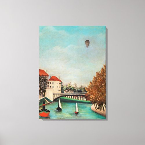 Rousseau _ Study for View of the Pont de Sevres Canvas Print