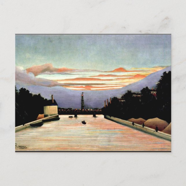 Rousseau - The Eiffel Tower, fine art Postcard (Front)