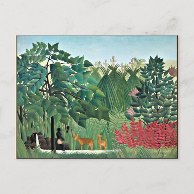 Rousseau - The Waterfall Postcard (Front)