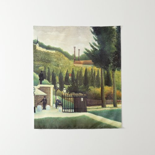 Rousseau _ Toll Gate popular painting Tapestry