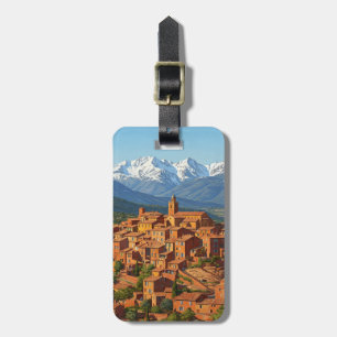 Roussillon France Travel Luggage Tag
