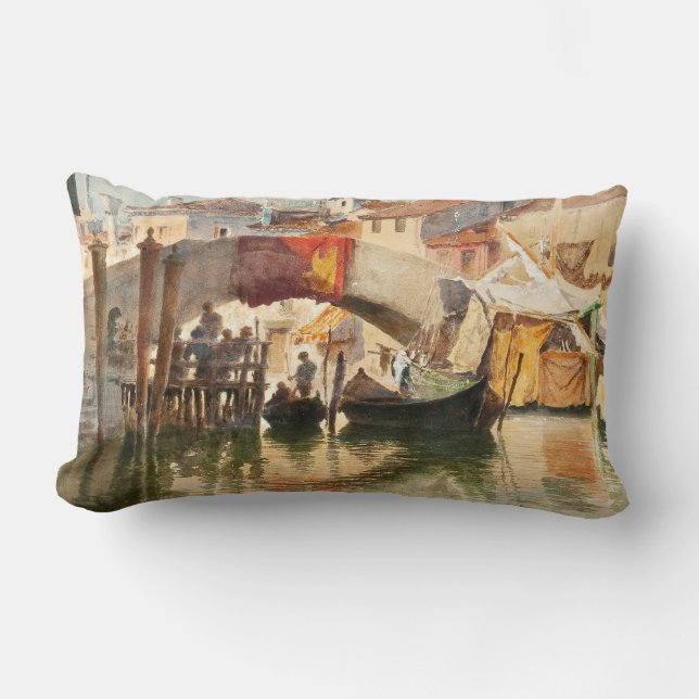 Roussoff’s Venice custom throw pillow (Front)